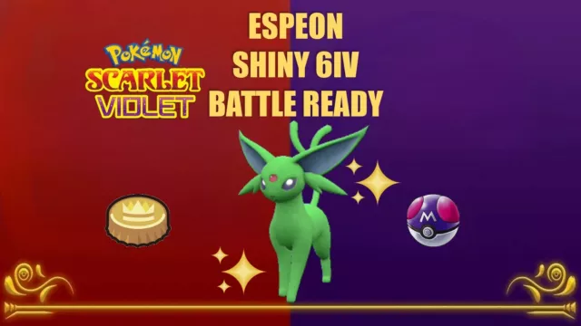 Pokemon Scarlet/Violet ✨SHINY All 9 Eevee Evolution Low Level Modest 6IV  TRADE