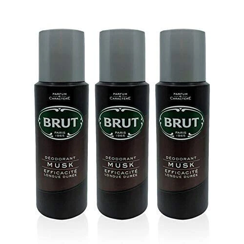 Brut Musk Deodorant For Men Long lasting frangrace Best Gift 200 Ml Pack Of 3