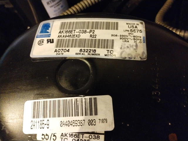 Tecumseh Ak166et-038-p2  Compressor Unit