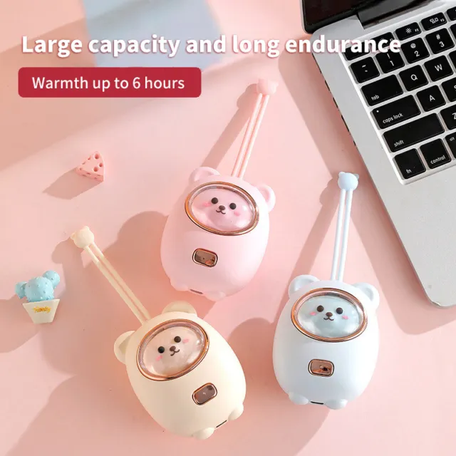 1PC Rechargeable Hand Warmer Small Mini Bear Portable USB Cute Baby Warmer