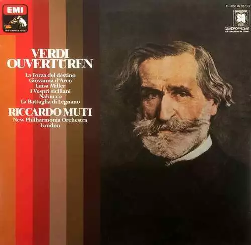 Riccardo Muti, Giuseppe Verdi - Ouvertüren LP Quad Vinyl Schallp