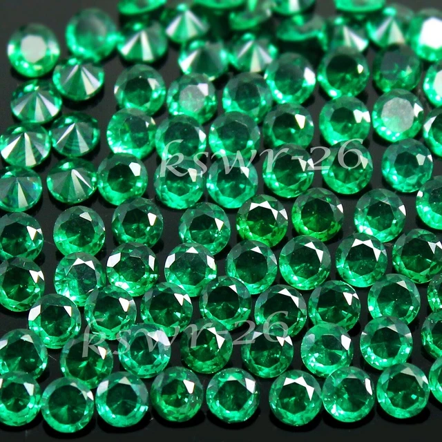 Lot De 5 émeraudes Naturelles Vertes Certifiées - 45,27 Carats Total - Origine Colombie - Taille Mixte