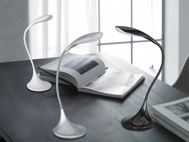 Luci da scrivania LED moderne per cameretta dei ragazzi con dimmer touch e giunto flessibile