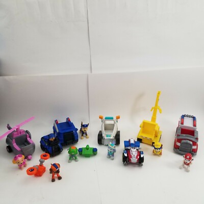 paw patrol action figures and vehicles