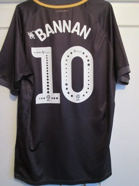 Sheffield Wednesday 2018-2019 Bannan 10 Away Football Shirt Size Large  /58946