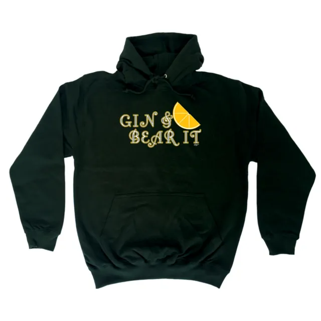 Gin And Bear It - Novelty Mens Womens Clothing Funny Gift Hoodies Hoodie