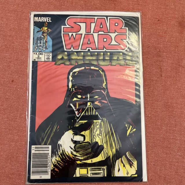 Star Wars annual marvel comics issue number three 1983 still in package