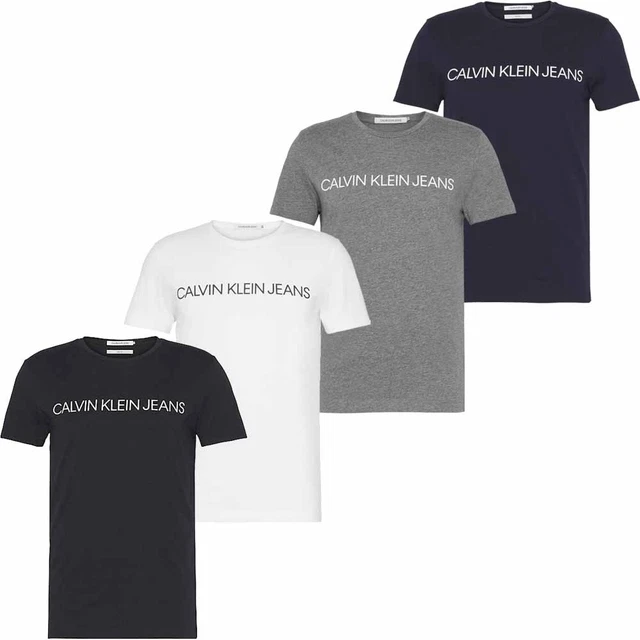 T-shirt da uomo Calvin Klein CK maniche corte magliette top maglietta