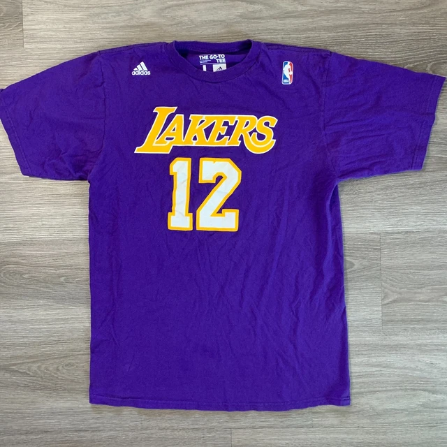 LA Lakers Dwight Howard T Shirt Adidas Mens Large Purple Short Sleeve NBA LA Lakers Dwight Howard T Shirt Adidas Mens Large Purple Short Sleeve NBA