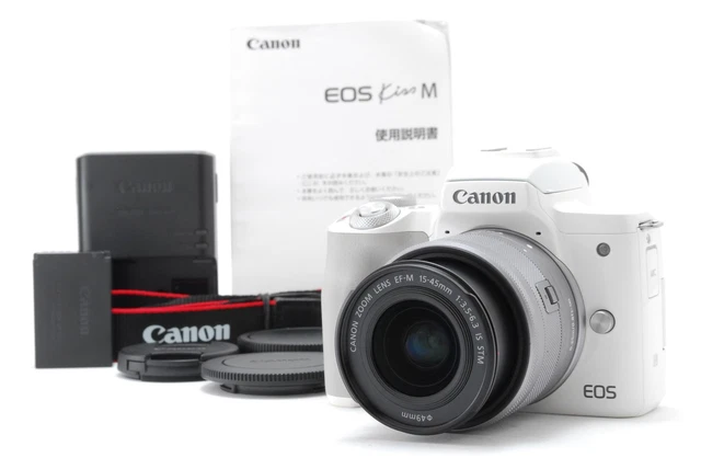 【極美品】 CANON EOS KISS M 15-45mm IS STM CANON EOS Kiss M EF-M15-45 IS STM レンズキット 価格比較