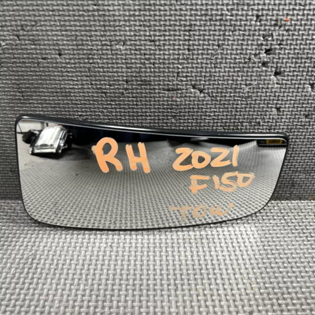 🔥⭐ Oem 2019-2022 Ford F150 F250 F350 Rh Passenger Side Tow Mirror Lower Glass