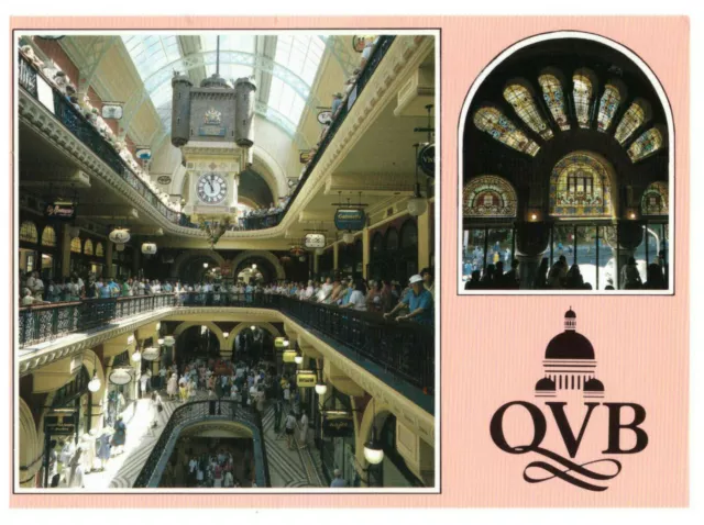 QVB: Queen Victoria Building, Sydney, Australia, Rare Picture Postcard