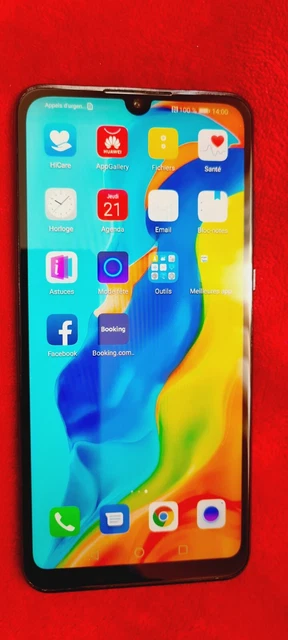 Huawei P30 Lite MAR-LX1A 128Go Noir – Désimlocké – Occasion Excellent état Avec Chargeur