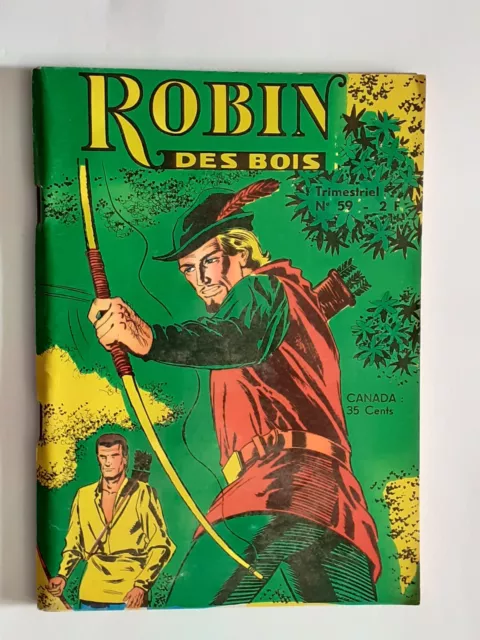 BD robin des bois n°59 editions jeunesse et vacances de 1973