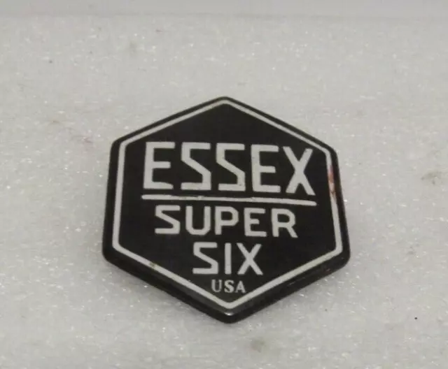 Vintage Hudson Essex Super Six USA 1900s Emblen Front Grill Radiator Badge