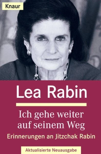 Lea Rabin LEA RABIN BIOGRAFIE 'Ich gehe weiter auf seinem Weg' Taschenbuch EUR 8 ...