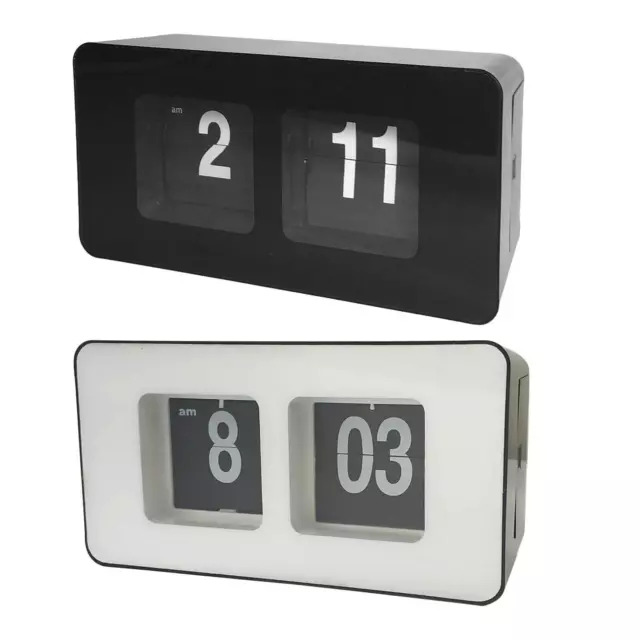 Retro Auto Flip Clock File Digital Clocks Christmas Gift Bedroom Decor