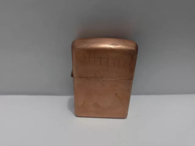 Zippo 2007 Snake Copper Color Brass Case No Insert No Box Read