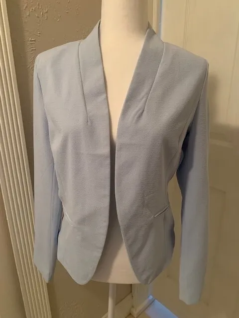 pale blue blazer size m