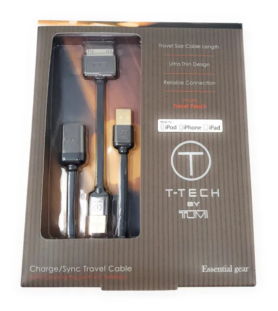 TUMI T-Tech Charge/Sync Travel Cable,NWT