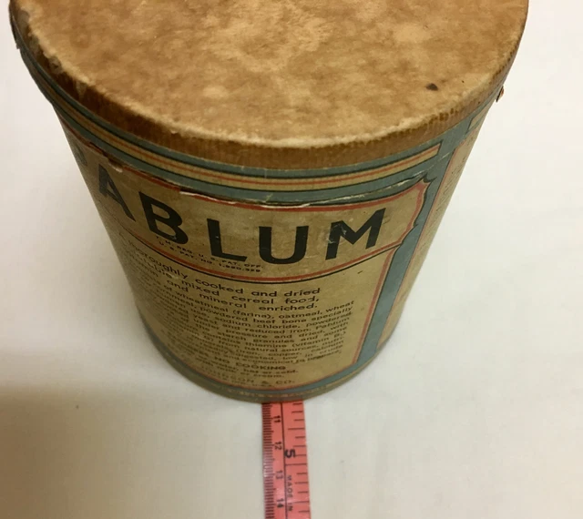 Pablum Invention VINTAGE PABLUM CEREAL Carton Baby Food Mead Johnson & Co. USA 1940's ...
