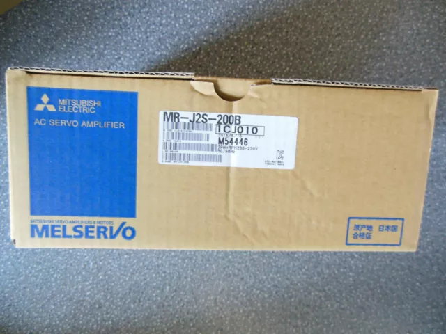 1* Mitsubishi AC Servo Drive MR-J2S-200B In Box MRJ2S200B Expedited Shipping New