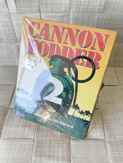 Jeu PC Cannon Fodder 2 - Boîte Big Box - Version FR - Bon état - Jeu De Stratégie