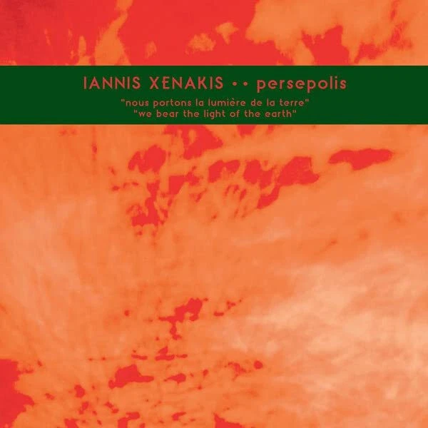 Iannis Xenakis Persepolis LP Vinyl KR044 NEW Iannis Xenakis Persepolis LP Vinyl KR044 NEW