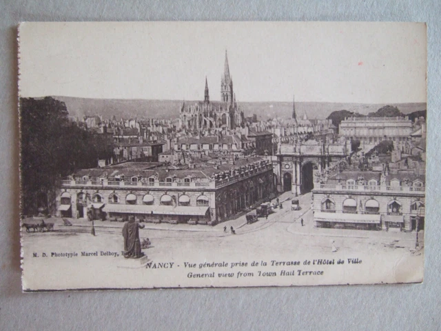 Cpa Nancy (54) Vue Generale Prise De La Terrasse De L'hotel De Ville