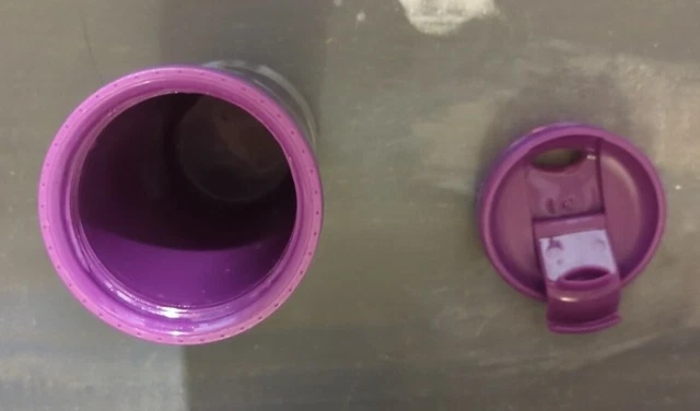 Purple Aladdin Insulated Travel Mug 16 oz Stainless Steel Bottom 4