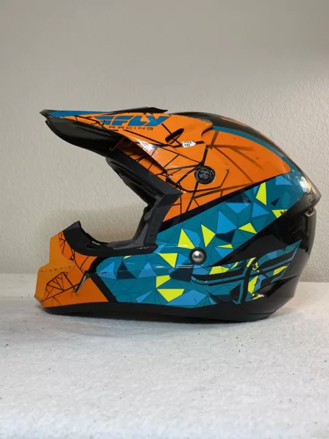 FLY Racing Kinetic Helmet - ATV/Motocross/Karting - Youth Medium