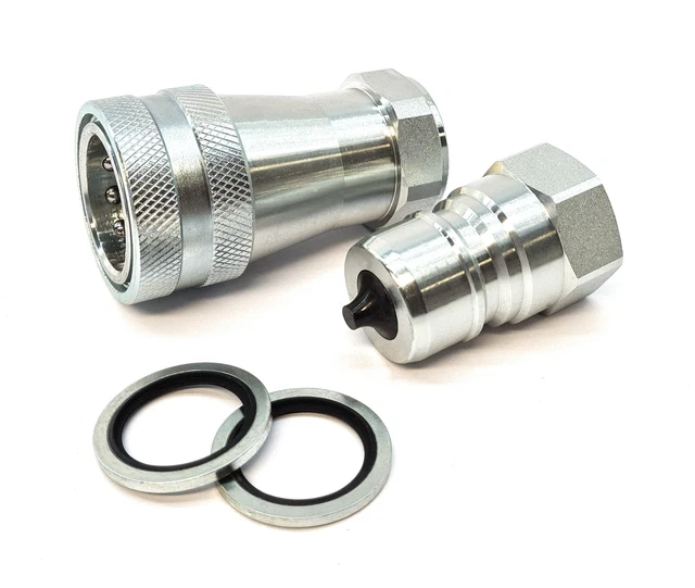 QUICK RELEASE FITTING ISO A Hydraulic Coupling Sizes 1/4" to 2