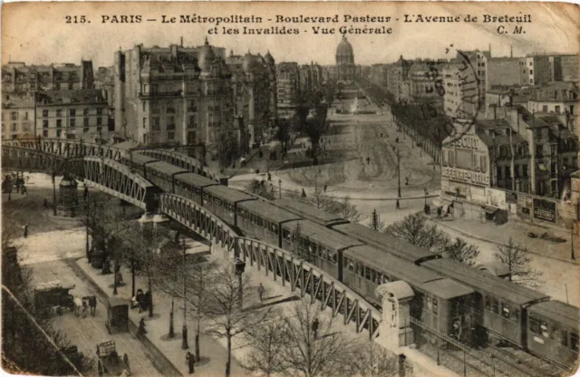 CPA PARIS 7e-Boulevard Pasteur-Avenue de Breteuil et les Invalides (327868)