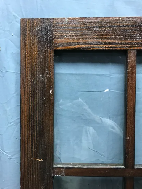 Antique Single 8 Lite Casement 18x47 Cabinet Cupboard Window Vintage 1863-22B 6