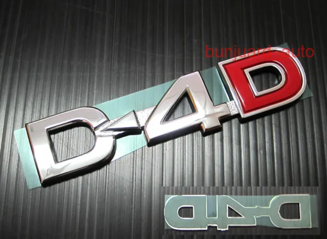 Genuine New TOYOTA D-4D BADGE For HILUX Emblem Logo Pick-Up D-Cat 4x4 4WD 3.0