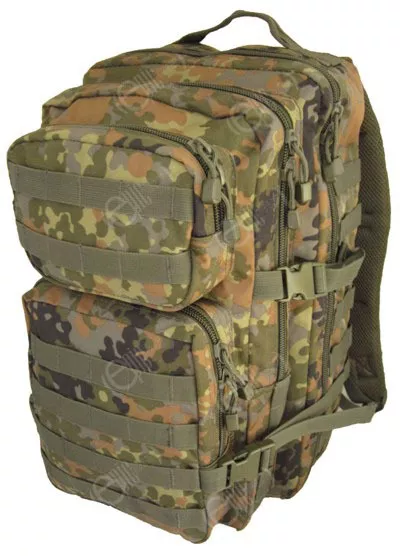 FLECKTARN CAMO Molle RUCKSACK Assault Large 36L BACKPACK Tactical Army Day Pack