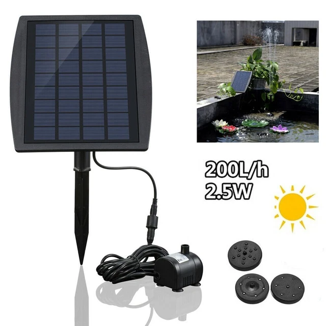 Sauerstoffpumpe Solar Esotec Solar Teichbelüfter Set 6/200 Duo - 200 L/h, LiFePO4 Akku, 6W Solarpanel Solarpumpe Miniteich