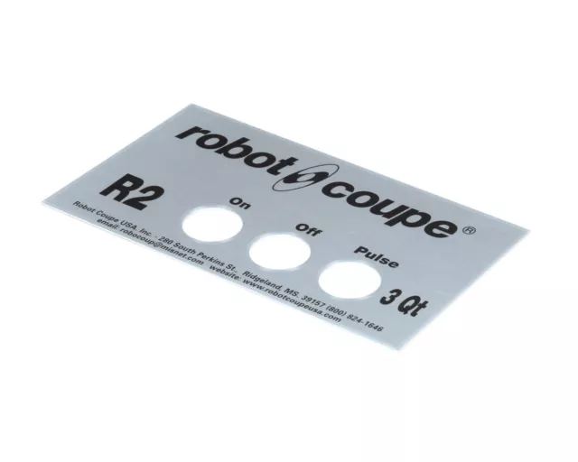 Robot Coupe Front Plate R2N Us 407669 - Free Shipping + Geniune OEM