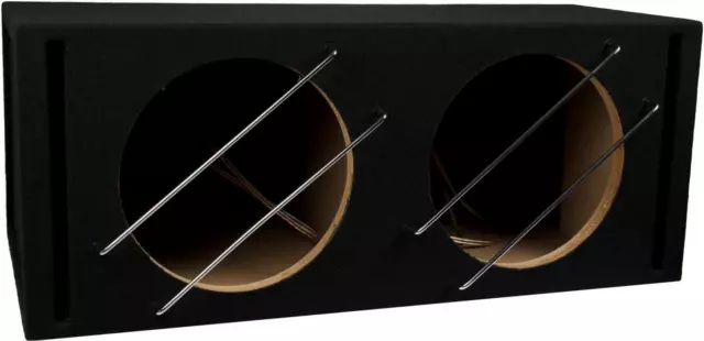 Système Audio BR 12-2 Doppel-Leergehäuse Bass Reflex 2x 42 Litre pour 2x 30 CM