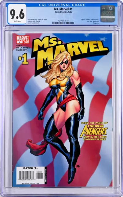 Ms. Marvel #1 CGC 9.6 (May 2006, Marvel) Frank Cho Cover, Jessica Drew Stilt-Man