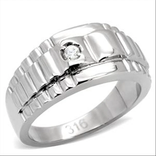 Bague Chevalière Homme En Argent - Monogramme HO - Taille 59 - Vintage