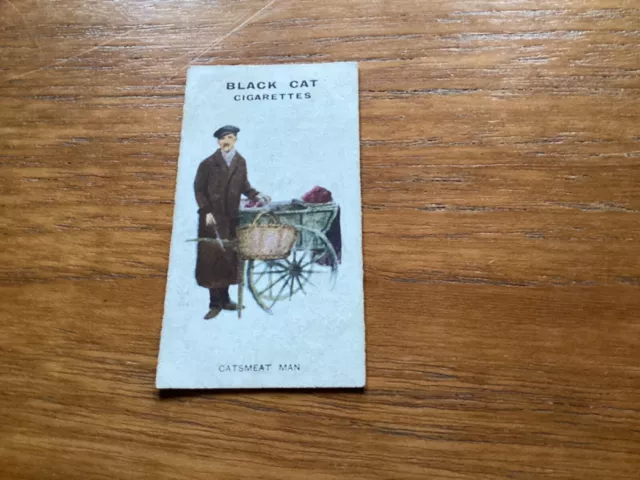 CARRERAS CIGARETTE CARD TYPES OF LONDON 1919 No 15 Catsmeat Man