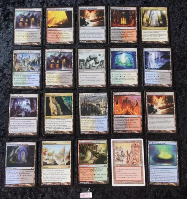 MTG lot de 20 terrains speciaux 100% vf francais 100% anciennes editions