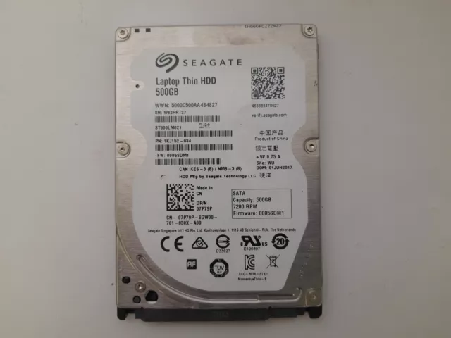 Seagate ST500LM021 500GB 2.5" Laptop Hard Drive SATA HDD