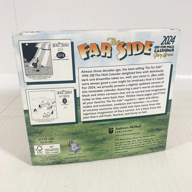 [NEW] GARY LARSON'S The Far Side OfftheWall 2024 DaytoDay Calendar