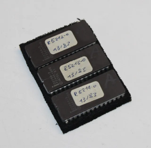 Working set of Original Studer A810 EPROM ICs 1.810.999.13 - dated 1983
