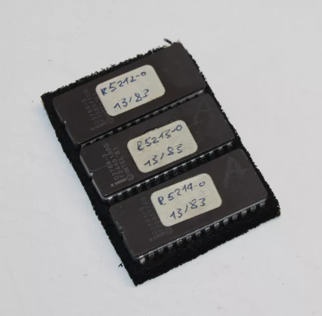Working set of Original Studer A810 EPROM ICs 1.810.999.13 - dated 1983 Working set of Original Studer A810 EPROM ICs 1.810.999.13 - dated 1983