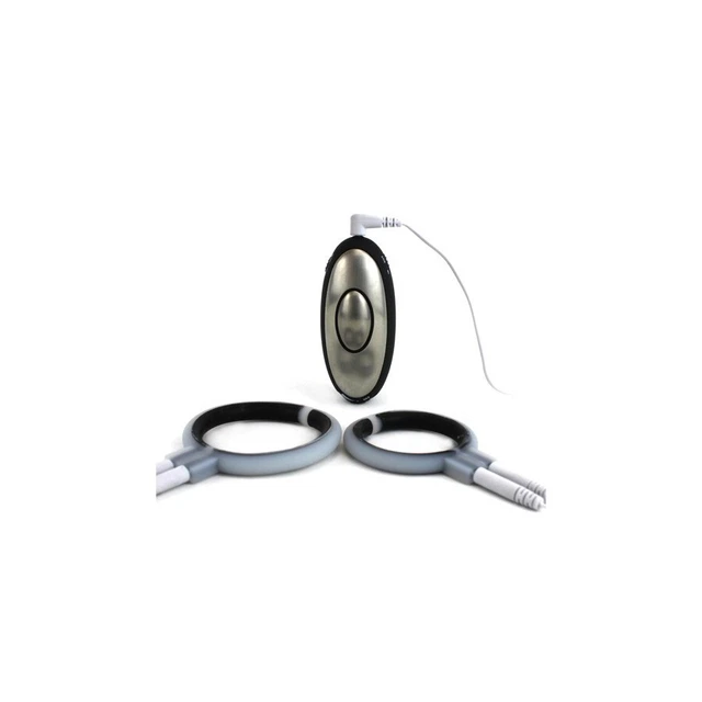Anneau Réglable Pour Pénis Avec électrostimulation - LOVE AND VIBES - Silicone Hypoallergénique