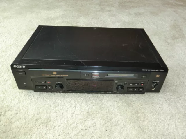 Sony MXD-D3 CD-Player & MiniDisc Recorder, CD-Text, keine FB, 2J.Garantie