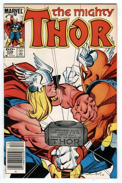 Thor #338 (Marvel 1983) 2nd Appearance and Origin of Beta Ray Bill - NEWSSTAND